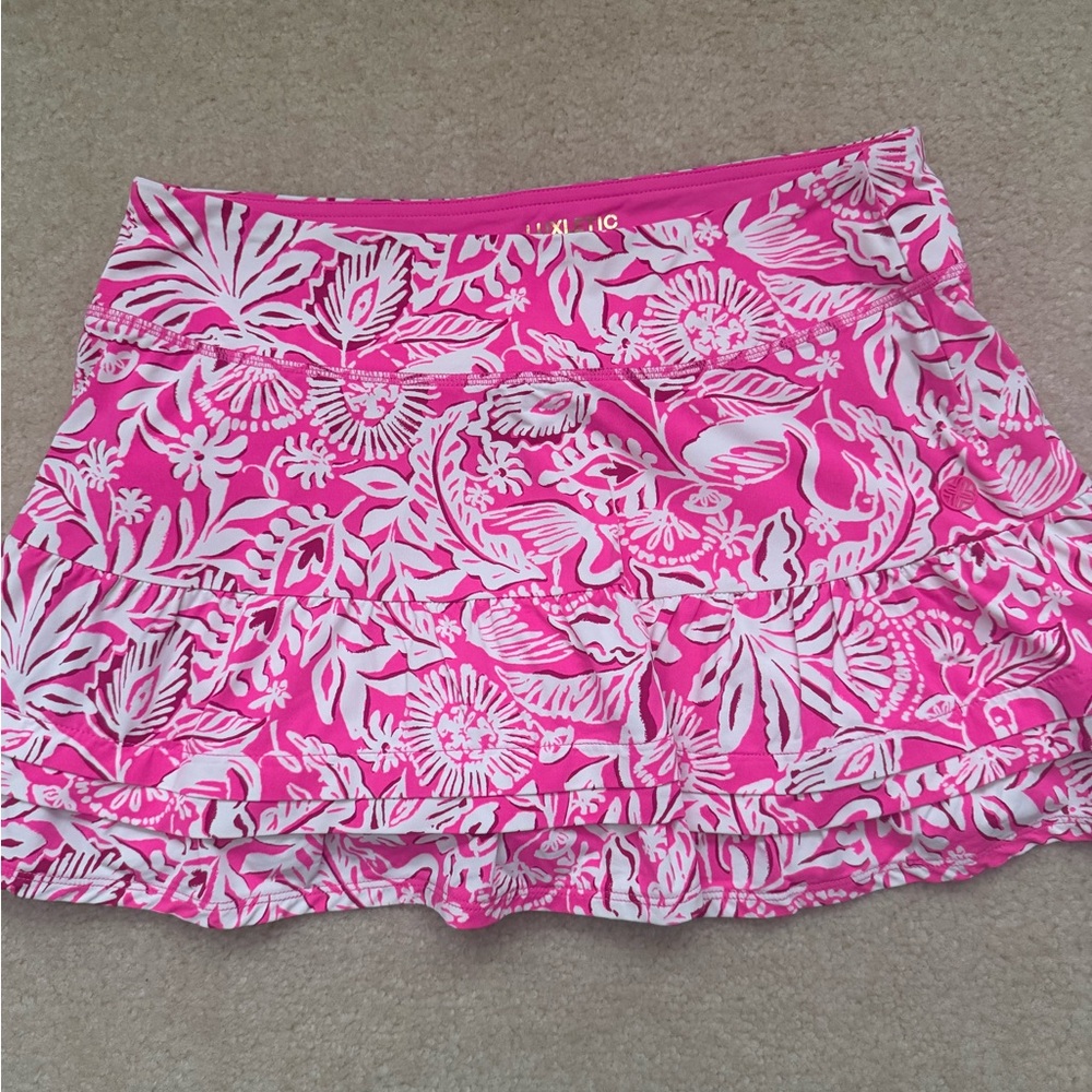 Lilly Pulitzer Luxletic Vibrant Pink Skirt